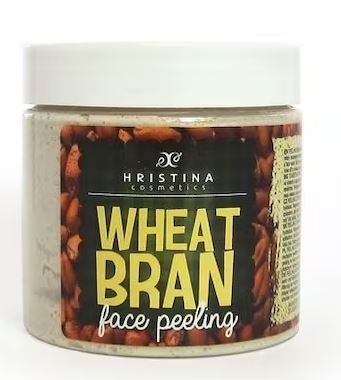 Wheat Bran Face Scrub, 200 ml - Hristina Cosmetics