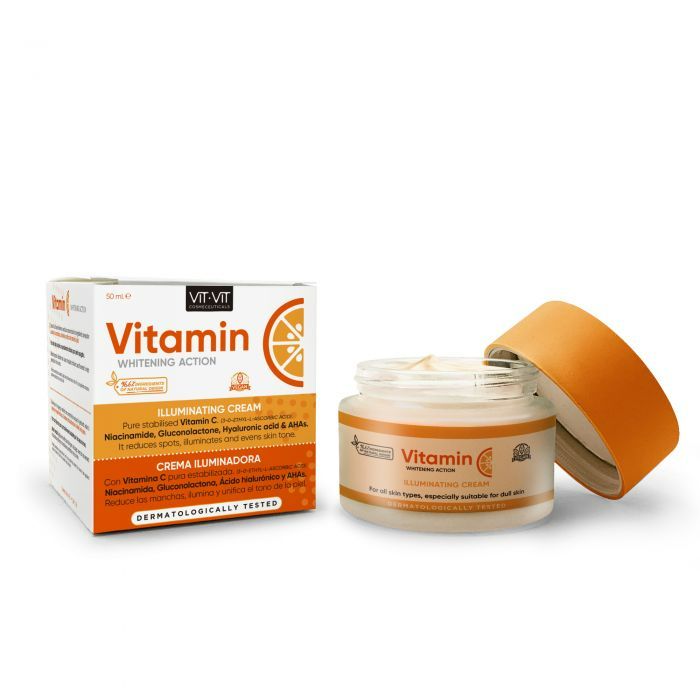 Face Cream Vitamin C Whitening Action, 50 ml - Illuminating