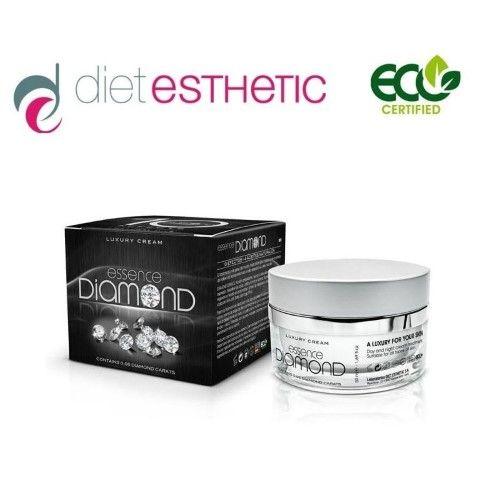 0.05 Carats Diamond Essence Luxury Face Cream - 10 Effects & 4 Natural Oils, 50 ml - NEW PRODUCT!