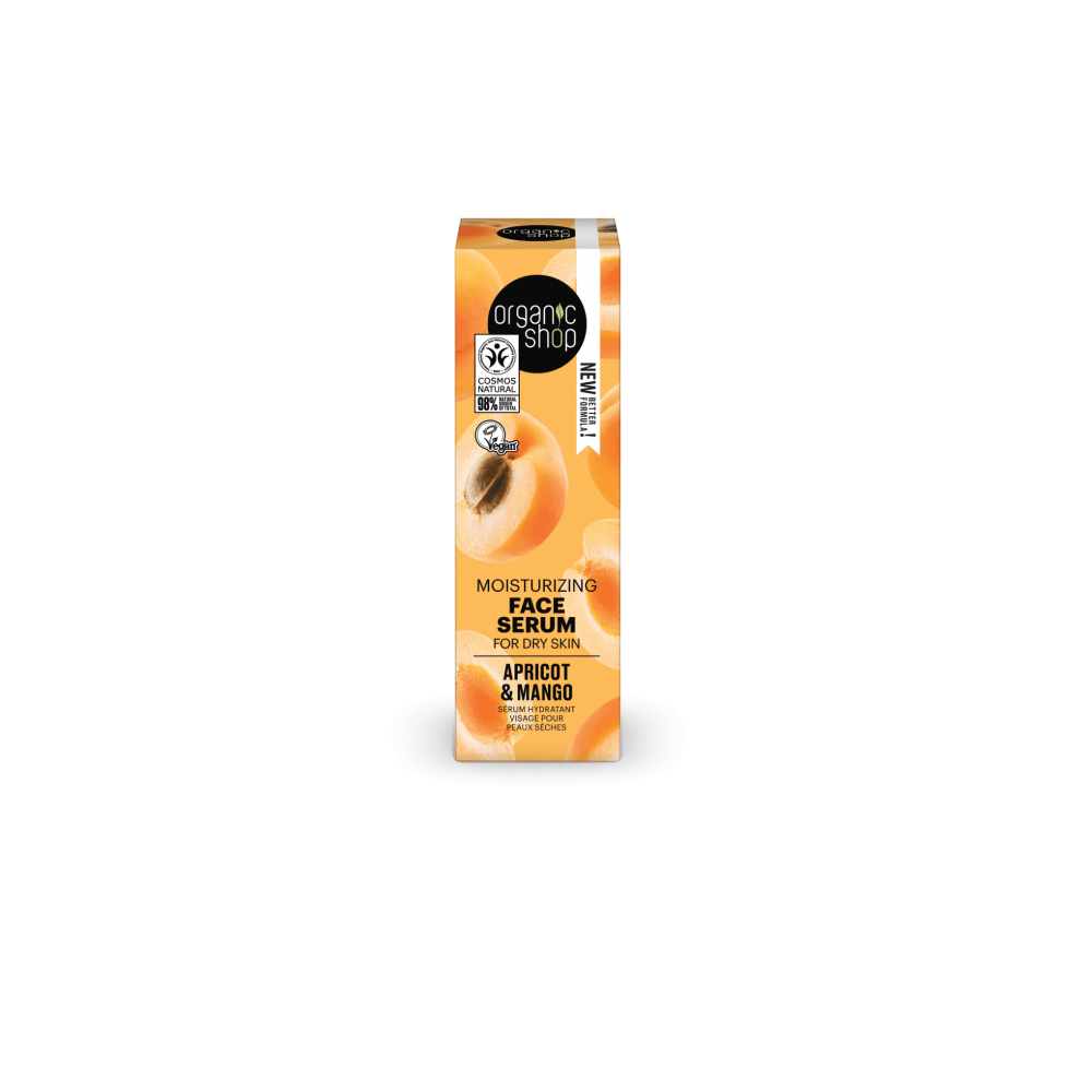 Moisturising Face Serum for Dry Skin Apricot and Mango (30ml)