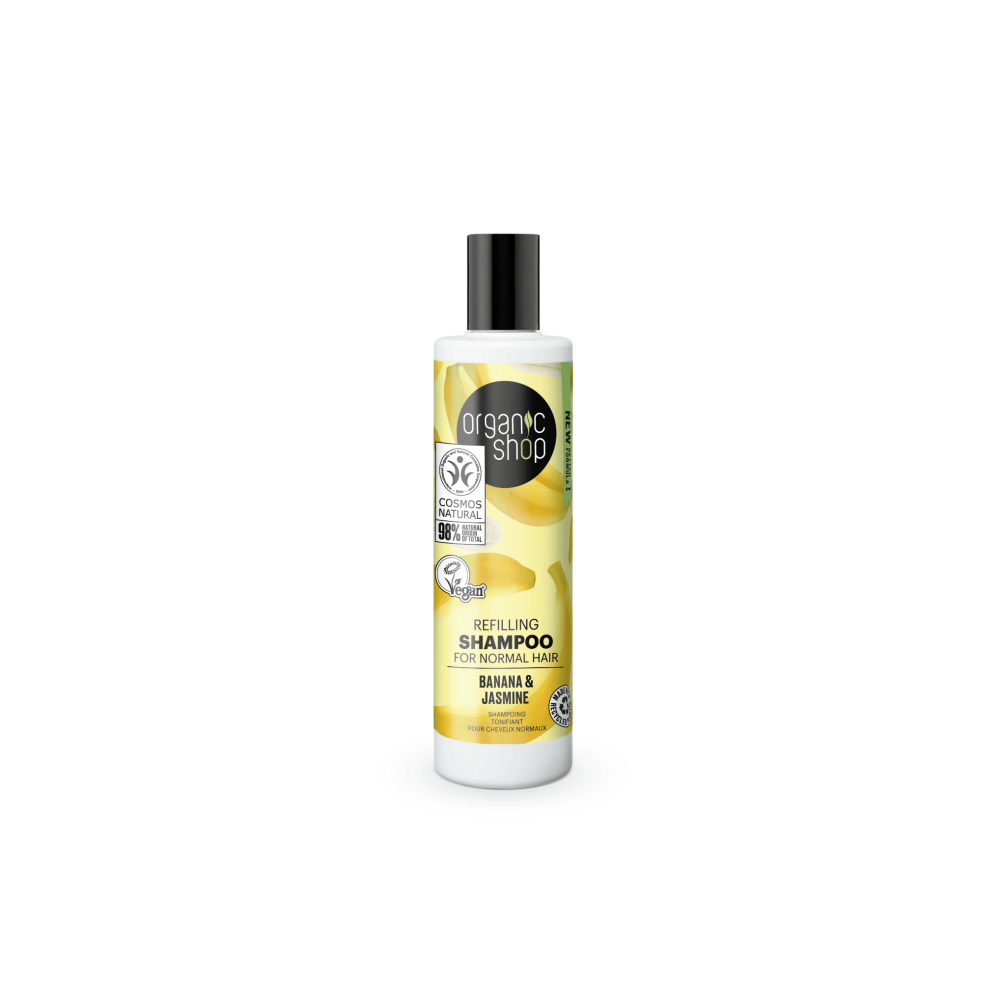 Refilling Shampoo for Normal Hair Banana and Jasmine (280ml)