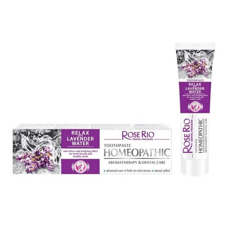 Homeopathic Tooth Paste with 100% Organic Lavender Water, 65 ml NEW PRODUCT!