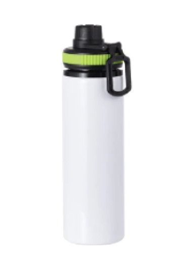 Green 850ml flip lid water bottle
