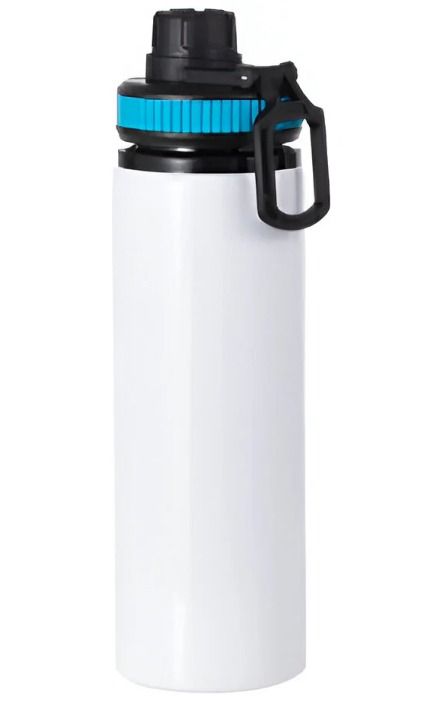 blue 850ml flip lid water bottle