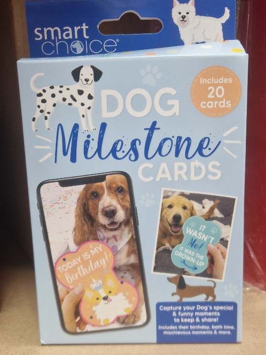 Doggy milestone cards