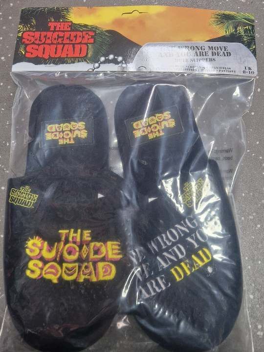 Suicide squad slippers size uk 8-10