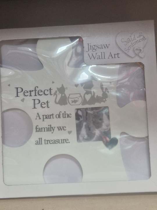 Large perfect pet jigsaw wall art frame