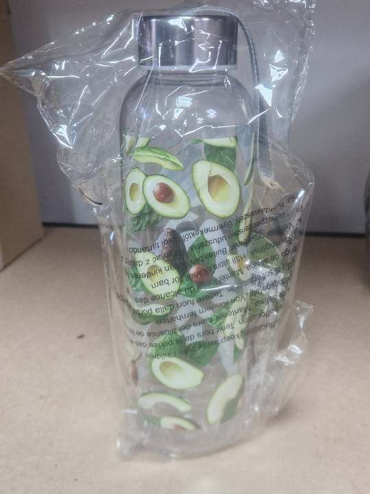 Avocado water bottle