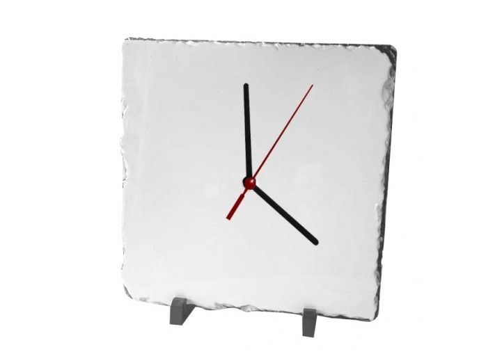 27 x 27 square slate clock