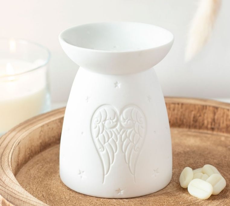 Angel wing tealight burner