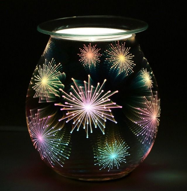 3D effect firework electric burner