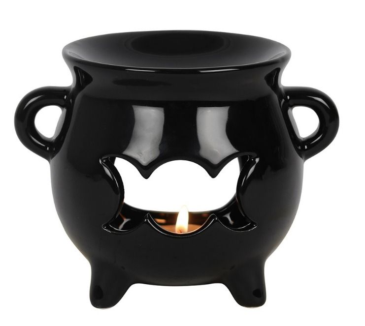 Triple moon cauldron burner black