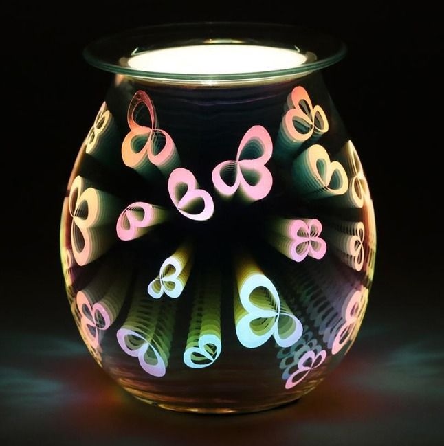 3D flower petal electric burner