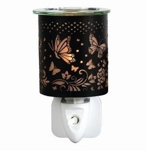 15w 3D plug in black butterfly burner