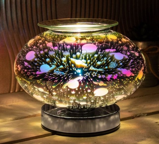 Touch sensitive wide aroma lamp -  galaxy