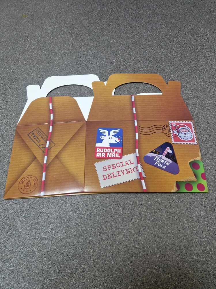 Special delivery rudolph air mail box (happy meal style)