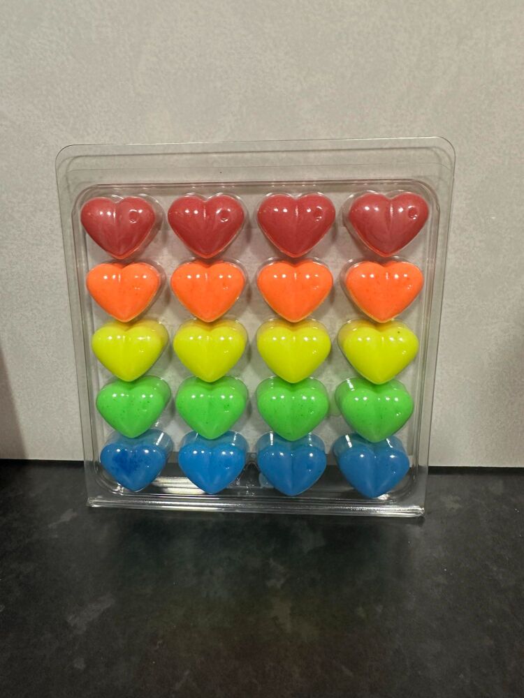 Neon heart box collection