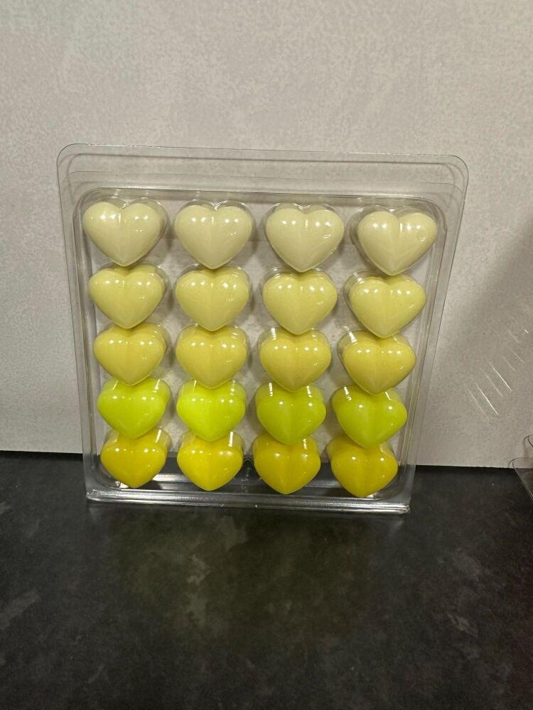 Yellow heart collection box