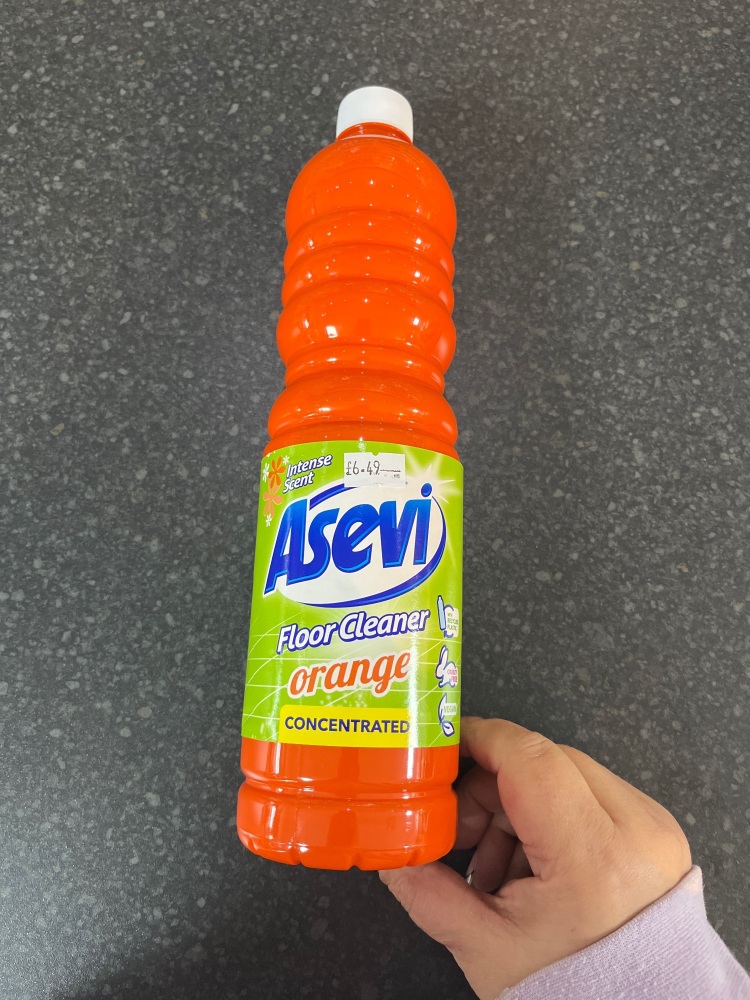 Asevi orange 1 litre floor cleaner