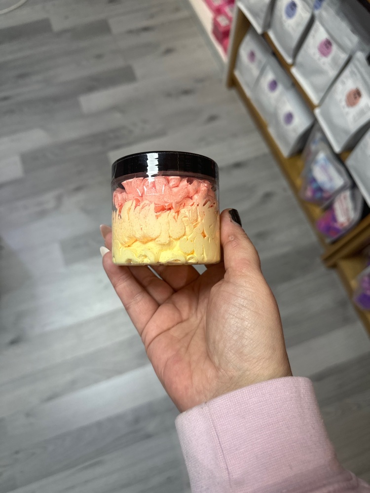 Large whipped soap