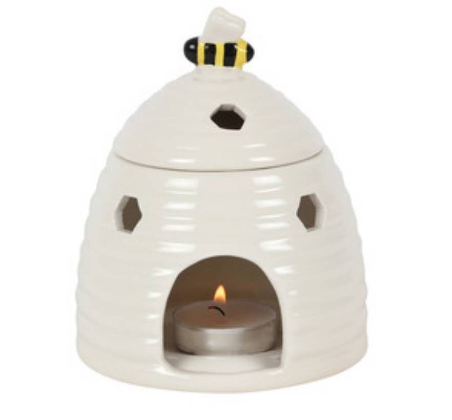 White beehive burner