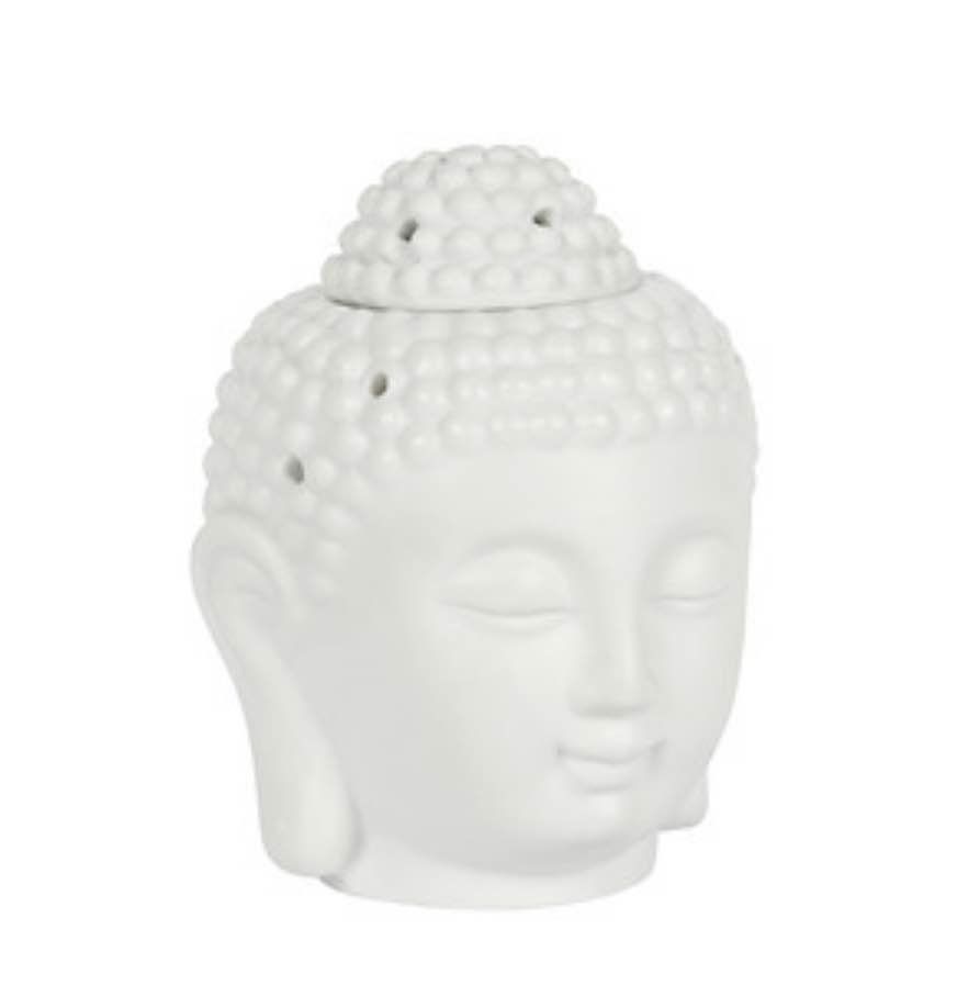 Grey buddha head burner