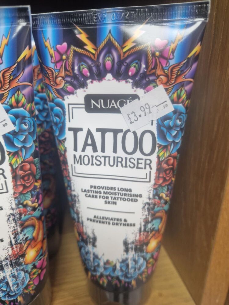 Tattoo moisturiser