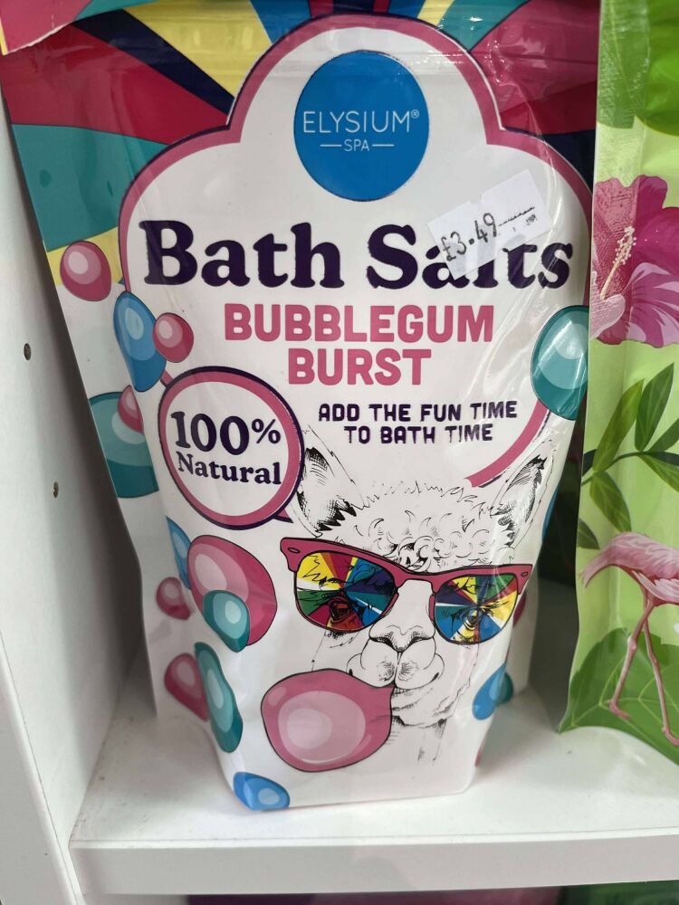 Bubblegum burst bath salts