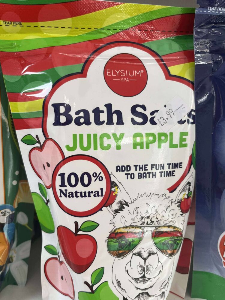 Juicy apple bath salts
