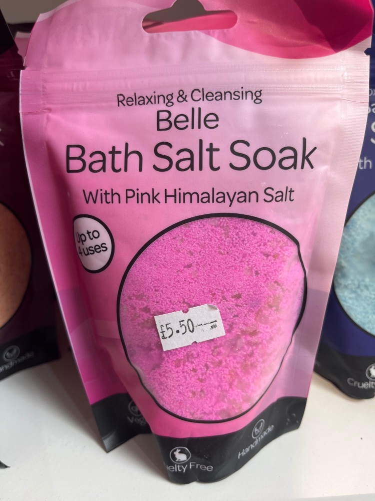 Belle bath salt soak