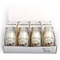 Vanilla milk bottle candle