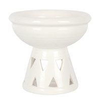 off white deep dish burner