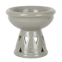 grey deep dish burner