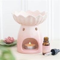 Pink waterlily burner