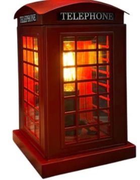 Telephone box electric burner