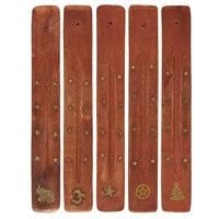 Wooden incense holder