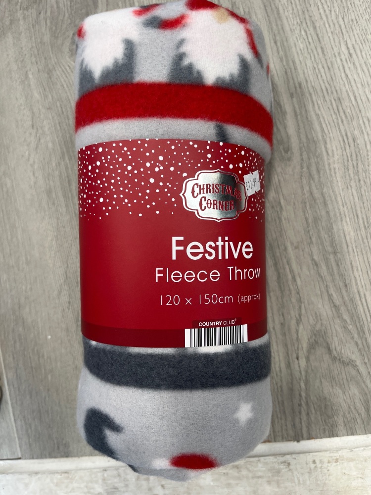 Gonk festive fleece throw 120 x 150cm