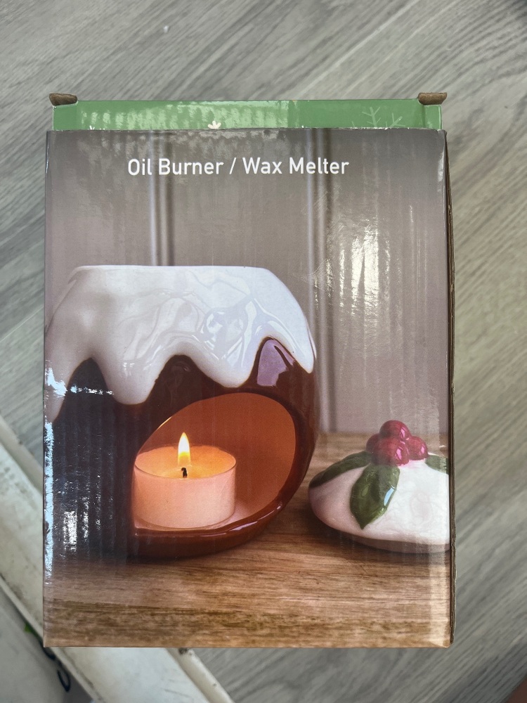 Christmas pudding Tealight burner