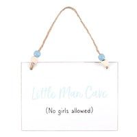 Little Man Cave Hanging Sign