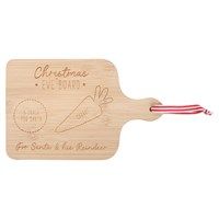 Bamboo christmas eve serving board