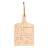 Gingerbread cookies serving board