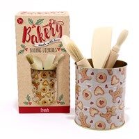 Set of 4 utensils in holder