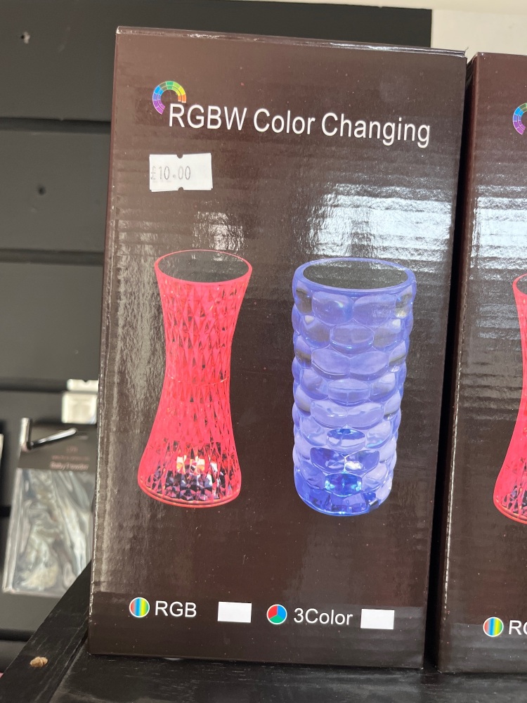 Smaller rose diamond touch usb lamp