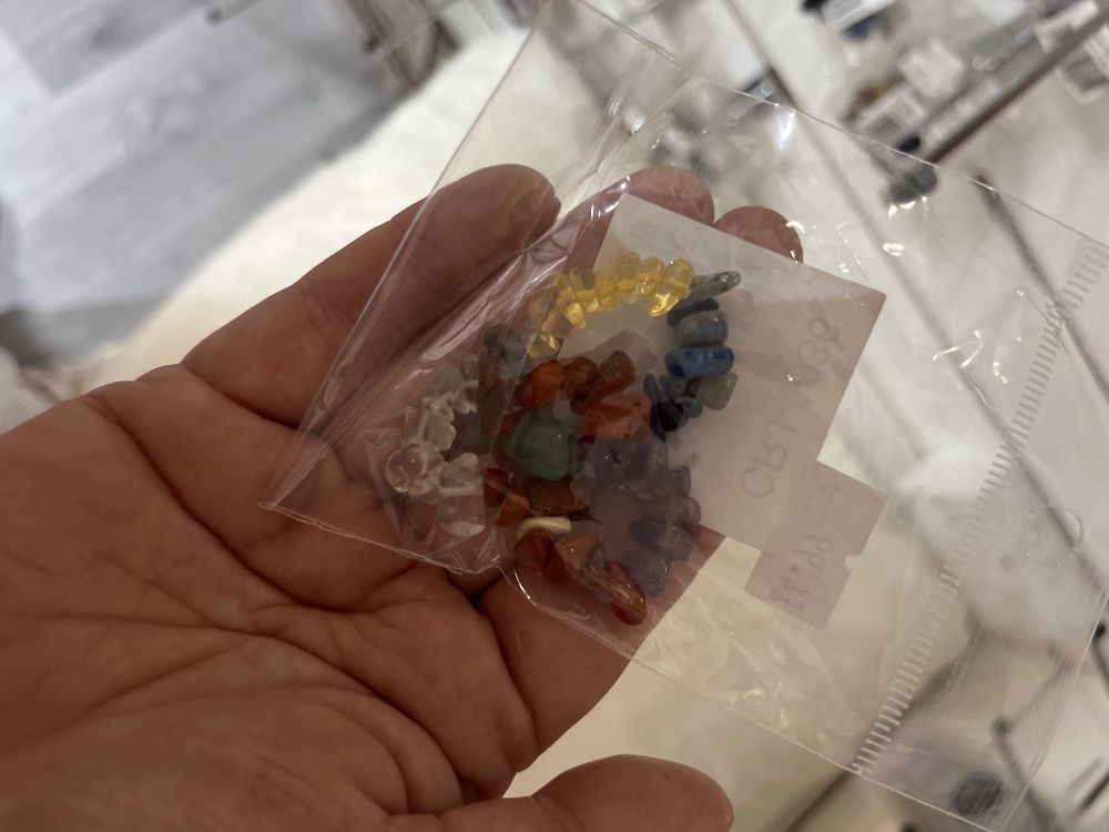 7 chakra chip bracelet