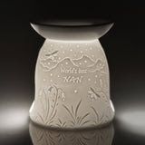 Worlds best nan porcelain tealight burner