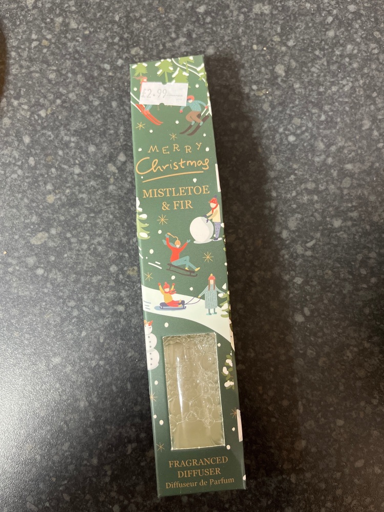 Mistletoe and fir reed diffuser 30ml