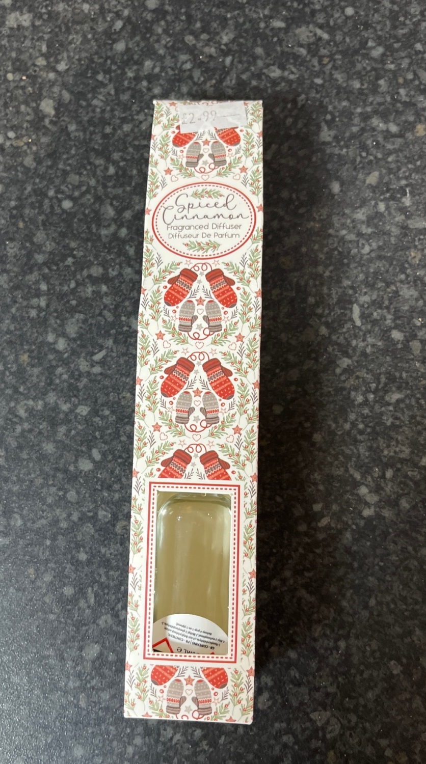 Spiced cinnamon reed diffuser 30ml (white box)