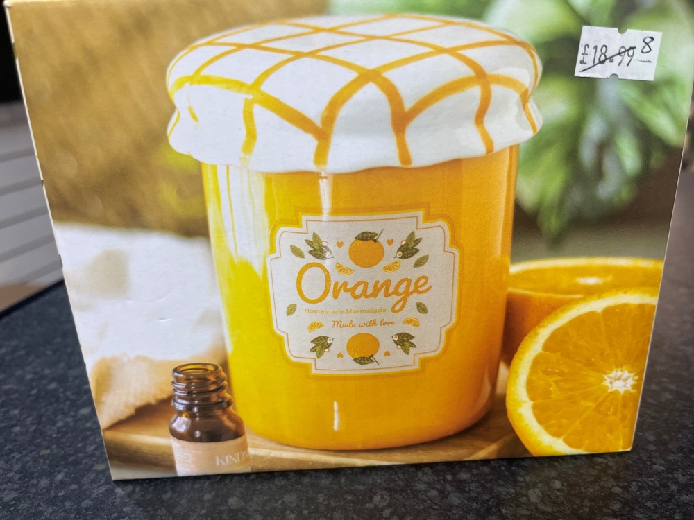 Orange marmalade burner