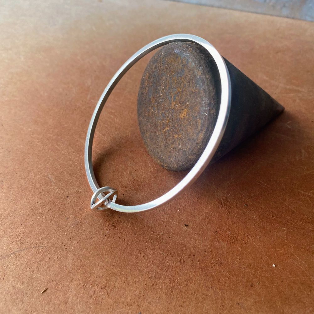 Silver bangle