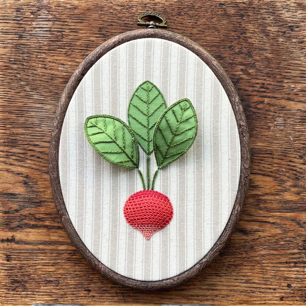May with Sue Kim - Stumpwork Radish